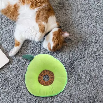Милый конусный ошейник с авокадо для домашних животных, мягкий, устойчивый к царапинам, для стрижки щенков и кошек S