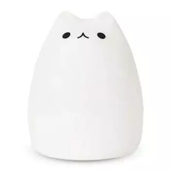 Милый кошачий ночник для детей 7 цветов светодиодный ночник для детской комнаты USB перезаряжаемый ночной светильник