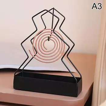 Милый кошачий железный держатель для спирали от комаров, держатели для благовоний, каркас для курильницы с репеллентом, стойка для благовоний для спальни