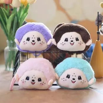 Милый кошелек для монет Mengqiqi, плюшевая игрушка, кукла, мультяшная сумка, подвесной брелок, кукла 15cm