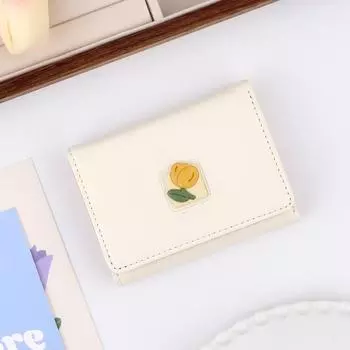 Милый кошелек для монет Tailian Floral: Высококачественный женский складной кошелек зелёный