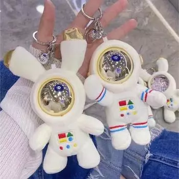 Милый космический брелок-реквизит, не осыпающийся, яркий внешний вид, фото космонавта B