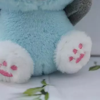 Милый косплей кошка плюшевая игрушка брелок мультфильм животное кукла брелок кулон креативный рюкзак украшения аксессуары подарки на день рождения