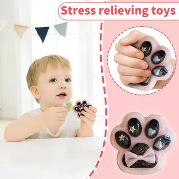 Милый кот медленно щипает - инструмент для расслабления сердца девушки, портативная и милая игрушка для щипания One Size