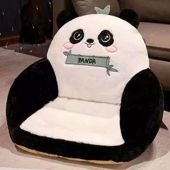 Милый кот осень и зима утолщенная татами подушка для сиденья ленивая интегрированная подушка для ягодиц мультяшная панда офисная подставка для талии Small 45 * 40cm