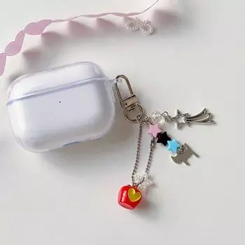 Милый котенок пятиконечные звезды любовь бисерный брелок мобильный телефон цепочка анти-потеряшка шнурок кулон наушники камера цепочка onesize