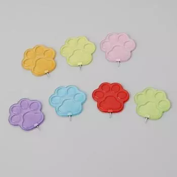 Милый котенок в форме лапы нитевдеватель DIY Вышивка крестиком аксессуары для шитья 5 шт./упак. 5pcs/pack розовый