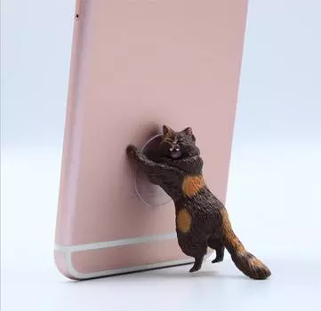 Милый котик держатель для мобильного телефона подставка настольный сокет держатель для смартфона для AVE One Size