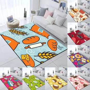 Милый ковер с мультяшным принтом, коврик для йоги в гостиной, коврик для гостиной, коврик для игровой зоны, коврик для ванной комнаты, детский коврик для ползания 40cm by 60cm