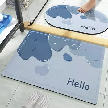 Милый коврик для ванной комнаты, впитывающий, быстросохнущий, противоскользящий, коврик для ванной, коврик для унитаза, коврик для прихожей, коврик для душа для гостиной 40cmx60cm