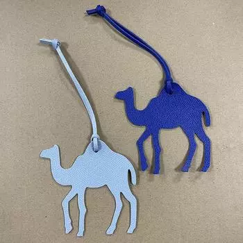 Милый кожаный верблюд брелок для ключей рюкзак кулон животное женская сумка шарм аксессуары жёлтый