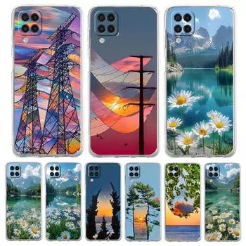 Милый красивый ярко-розовый чехол для телефона Samsung A13 A33 A73 A53 A23 A51 A71 A21S A12 A31 A41 A05s A03S A15 A25 A32 5G Samsung A05