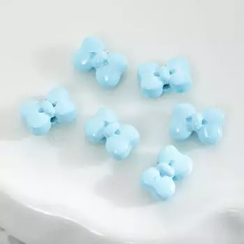 Милый Красочный Бант Сделай Сам Сплав Ручная Работа Материал Декоративные Бусины Браслет из Бусин Ожерелье Подвеска Ювелирные Аксессуары 5 pieces