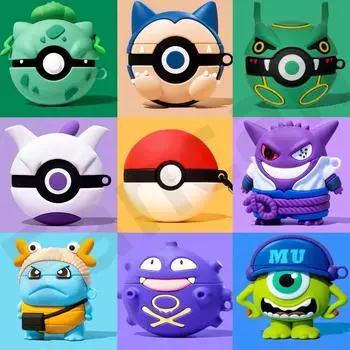 Милый креативный 3D-чехол с изображением животных для AirPods 4, мультяшный силиконовый защитный чехол для AirPods 4 поколения, зарядный чехол (2024) For Airpods 4