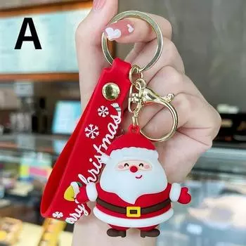 Милый Креативный Брелок для Куклы Рождественские Украшения Кукла Мультяшный Подвеска для Сумки Маленький Подарок Модные Аксессуары A