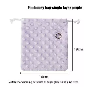 Милый креативный мешок для летяги, дышащий спальный мешок для маленьких животных, удобная переносная кровать-гнездо, товары для домашних животных фиолетовый