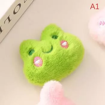 Милый креативный мультфильм животное лягушка медведь кролик плюшевая кукла сделай сам личность рюкзак одежда лацкан значок декоративные аксессуары