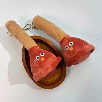 Милый Креативный Смешной Потный Заглушка для Унитаза Плюшевая Кукла Мягкие Игрушки Брелок Подвеска Шарм для Рюкзака Девочки Украшения для Сумки Подарки на День Рождения 1pcs