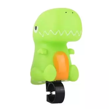 Милый креативный велосипедный звонок, силиконовый, сжимающий воздух, гудок, мультяшные динозавры, воздушный гудок, звонок на руль велосипеда, скутера, супер громкий подарок для детей
