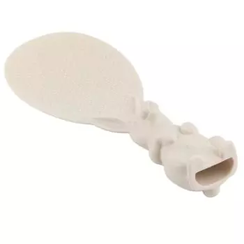 Милый кролик антипригарная ложка для риса трехмерный кролик совок для рисоварки(бежевый ) бежевый