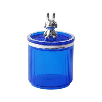 Милый кролик держатель для ватных дисков ватные палочки коробка для хранения контейнер для косметики amber