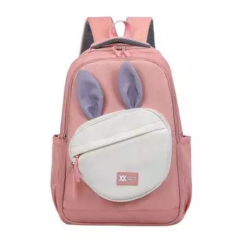 Милый кролик для девочек школьный рюкзак женский большой емкости кавайный рюкзак женский мультяшный школьный рюкзак фиолетовый