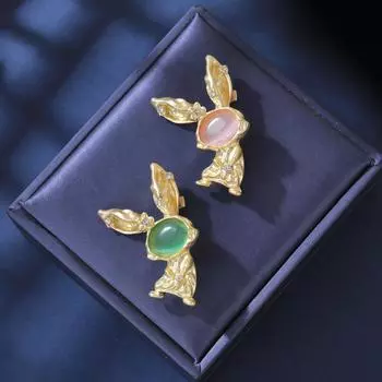 Милый кролик модное пальто брошь блейзер высококачественный дизайн Sense Niche костюм аксессуары