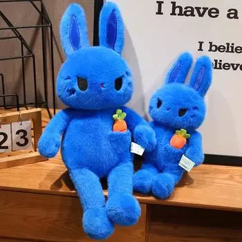 Милый кролик плюшевая игрушка мягкие игрушки пушистый кролик мягкая кукла подарок на день рождения для детей детские игрушки 38cm