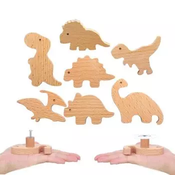 Милый крючок Деревянные дверные ручки Ручки для шкафов Ручки для ящиков Детская комната Style 5