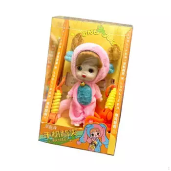 Милый кукольный спальный мешок детские сумки зажим для мобильного телефона декоративный подарок на день рождения для девочек в гостиную Pink Deer