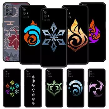 Милый логотип Genshin impact для OnePlus 9 8 7 7T 10 Pro, чехол для Oneplus 9RT 9R 8T Z Nord 2 N100 N200 N10 CE 5G, черный чехол 8 Nord 5G