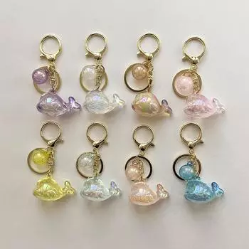 Милый маленький брелок-подвеска в виде дельфина, брелок в виде животного, сумка-кошелек, пряжка, подвеска, металлический модный брелок, держатель для ювелирных изделий