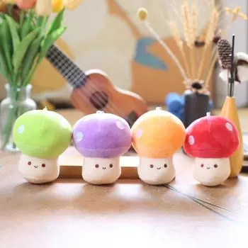 Милый маленький грибной кулон плюшевая игрушка кукла мультфильм школьная сумка подвесное украшение брелок кукла кукла 12 cm.