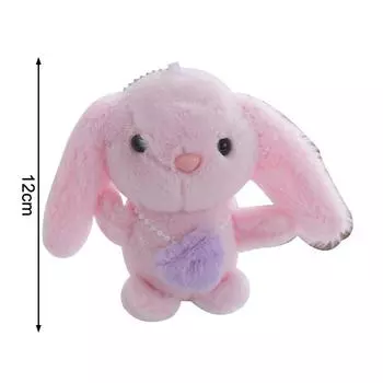 Милый маленький кролик брелок кулон мультфильм кролик кавайный брелоки изысканный рюкзак украшения аксессуары подарки