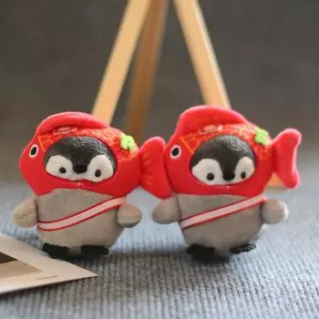 Милый маленький пингвин кулон плюшевая игрушка кукла сумка подвесной орнамент брелок тряпичная кукла кукла кукла 12Cm