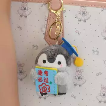 Милый маленький плюшевый брелок-пингвин, подвеска для школьного рюкзака, кукла-подвеска для автомата, изысканная подвеска для студенческой вечеринки pendant 8cm