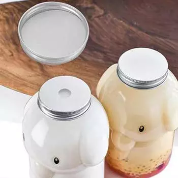 Милый маленький слоненок, бутылка с водой, мультяшная чашка для чая с молоком, портативная бутылка