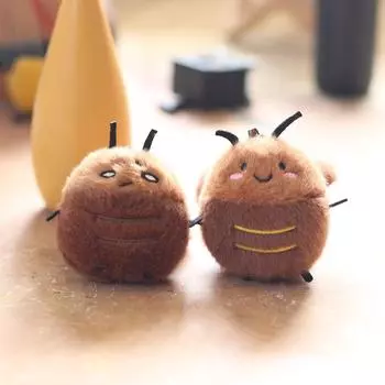 Милый маленький таракан, плюшевая игрушка, кукла, школьный рюкзак, подвесное украшение, брелок, кукла, кукла 11cm