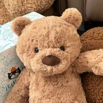 Милый медведь плюшевая кукла игрушки для сопровождения спящей куклы девочка Новый год День святого Валентина подарок комната кровать ребенок детский праздник G