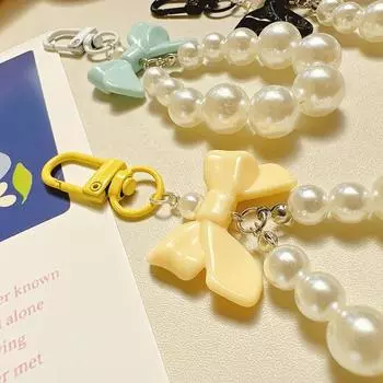 Милый милый бант бисерный брелок креативный изысканный бант кулон кавайный рюкзак подвесное украшение аксессуары подарки розовый