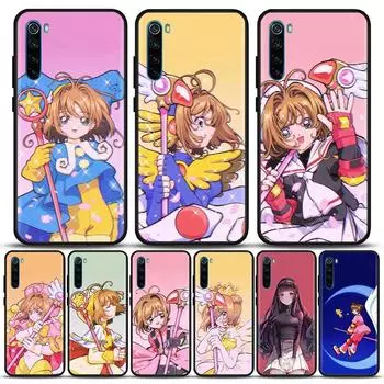 Милый милый чехол для телефона с изображением аниме «Card Captor Sakura» для Redmi K40 K40S K50 6 6A 7 7A 8 8A 9 9A 9C 9T 10 10C Pro Plus 5G Cover Fundas Redmi 6