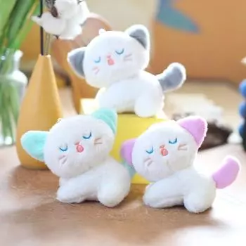 Милый милый котенок кулон плюшевая игрушка кукла котенок сумка подвеска брелок кукла кукла 12 cm.