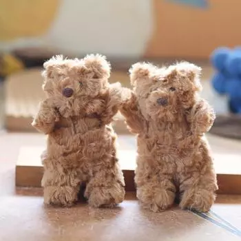 Милый милый кулон Barcelo Bear, плюшевая игрушка, кукла, сумка для медведя, подвесной брелок, кукла, кукла 12cm