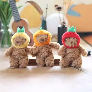 Милый милый кулон Barcelo Bear, плюшевая игрушка, кукла, сумка для медведя, подвесной брелок, кукла, кукла 15cm