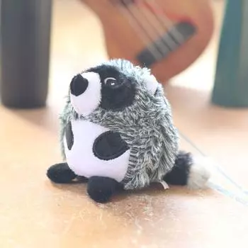 Милый милый маленький енот кулон плюшевая игрушка кукла маленький ежик сумка подвесной брелок кукла 12 cm