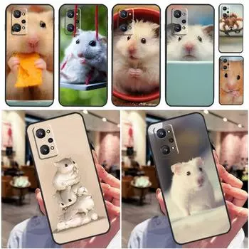 Милый милый питомец хомяк для Realme 10 8 9 Pro Plus 8i 9i GT Neo 3T 2 3 Master C11 C25 C30 C31 C35 C21Y C25Y чехол Realme 10 Pro Plus