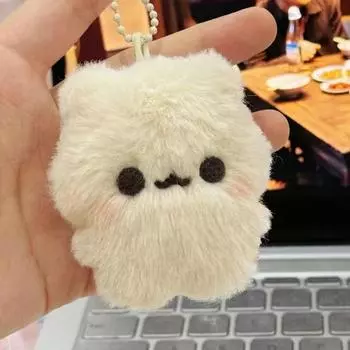 Милый милый плюшевый медведь сжимающий брелок забавная креативная мягкая кукла брелок подвеска рюкзак подвесное украшение подарки onesize