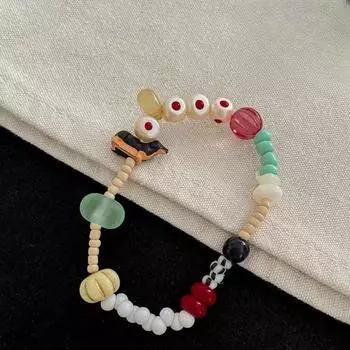 Милый милый разноцветный браслет нерегулярный браслет из бисера для женщин разноцветный