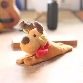 Милый милый Санта-Клаус с огнями и куклами, рождественский олень, снеговик, плюшевая игрушка, тряпичная кукла 17Cm