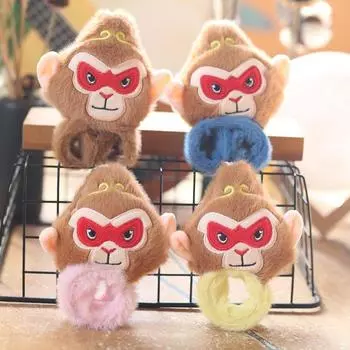 Милый милый щенок Сунь Укун круглая подвеска плюшевая игрушка кукла большая тряпичная кукла сумка подвесное украшение 13cm (single price)